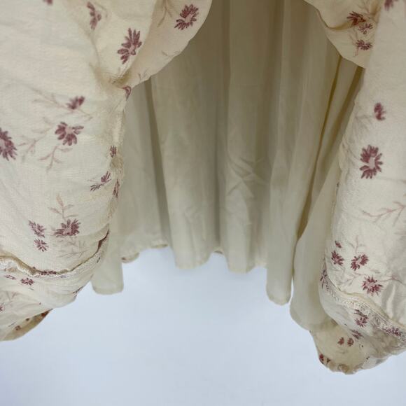 American Eagle Long Sleeve Floral Dress Size Large - Picture 4 of 8